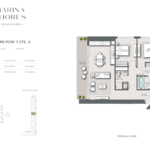 2 Bedroom Apartment Marina Shores at Dubai Marina