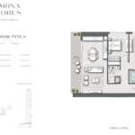 2 Bedroom Apartment Marina Shores at Dubai Marina 3