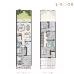 Ibiza 4 Bedroom Townhouse Floor Plan