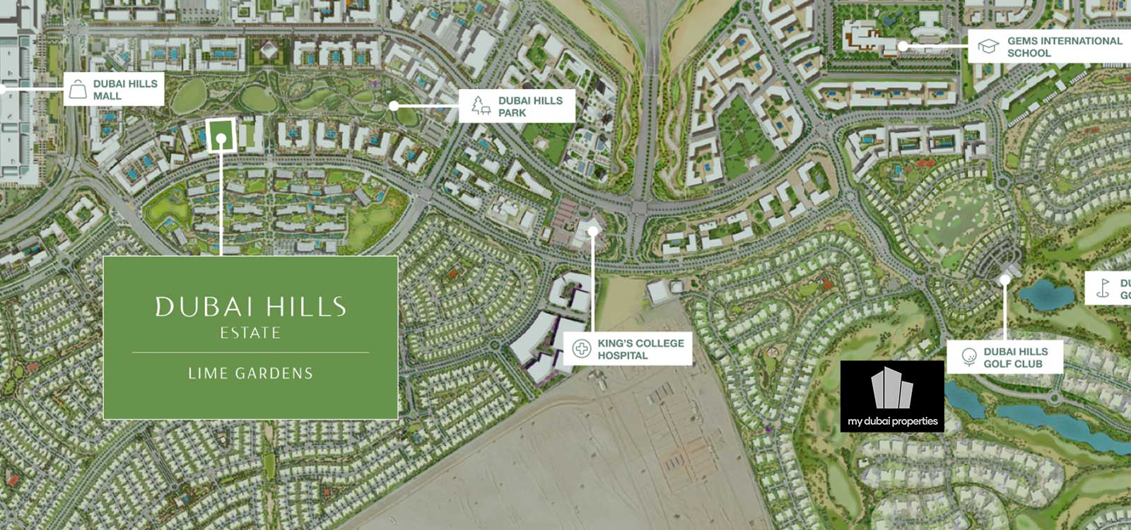 Lime Gardens At Dubai Hills Estate MasterPlan