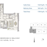 3 Bedroom Floor Plan at Creek Horizon 2