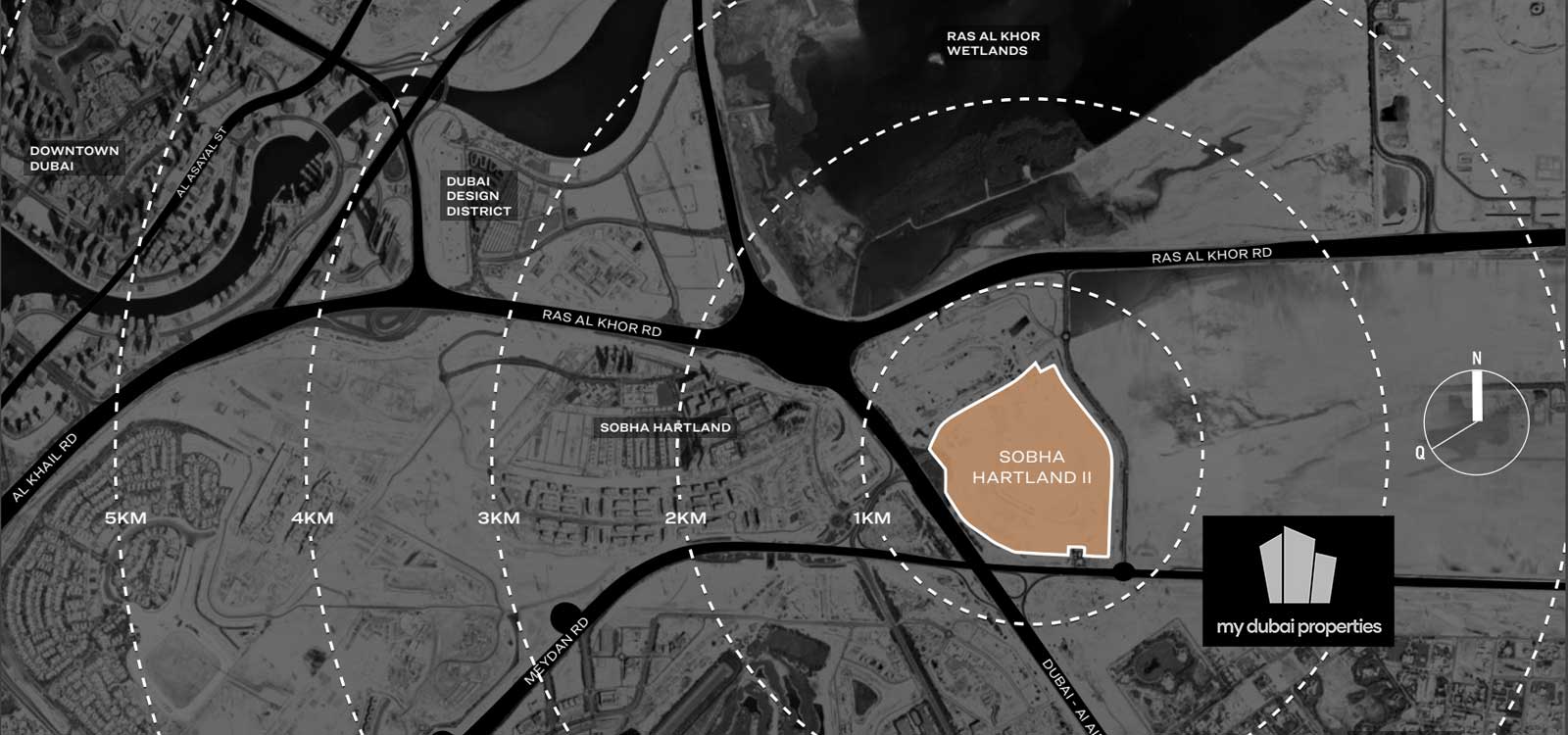 Sobha Residences Connectivity Location Map