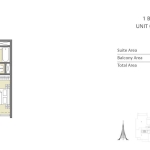 Downtown Views 2 1 bedroom apartment floor plan 4