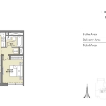 Downtown Views 2 1 bedroom apartment floor plan 5