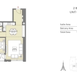 Downtown Views 2 2 bedroom apartment floor plan