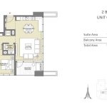 Downtown Views 2 2 bedroom apartment floor plan 2
