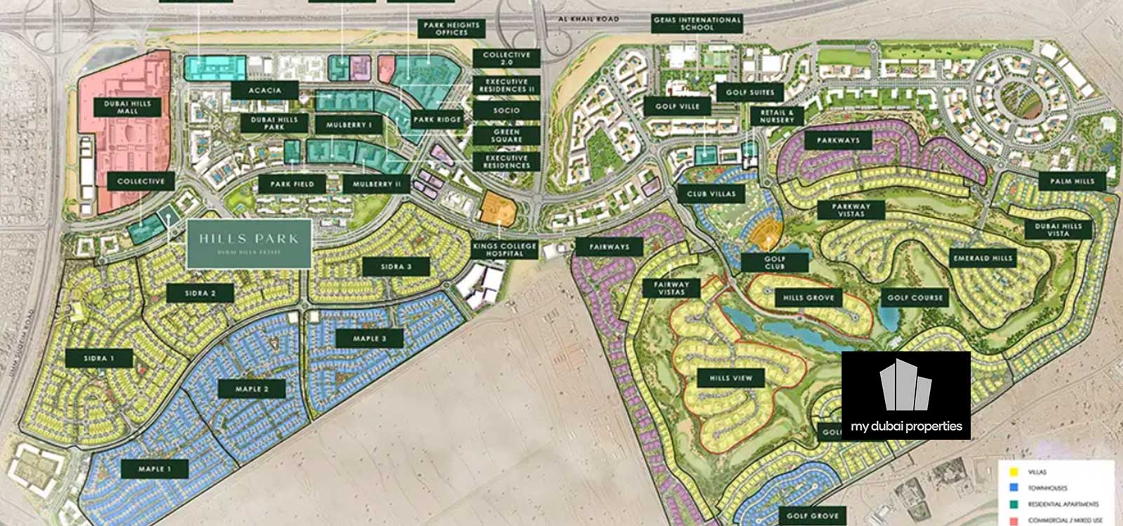 Emaar Hills Park Masterplan