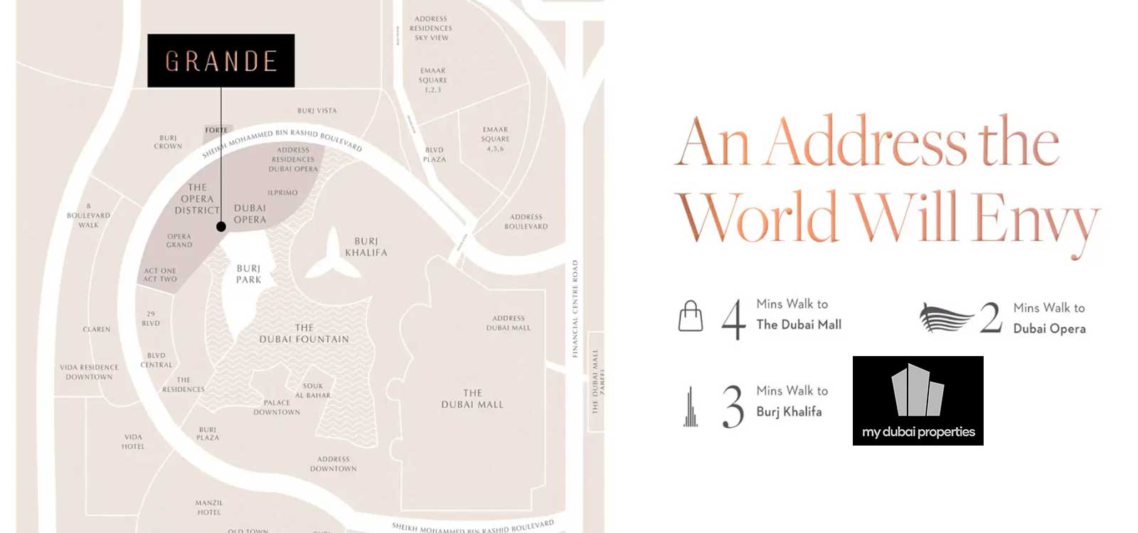 Grande Signature Residences Location Map