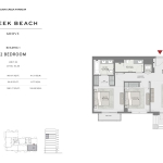 Grove Creek Beach 2 bedroom apartment floor plan 2