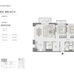 Grove Creek Beach 3 bedroom apartment floor plan 4