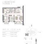 Harbour Views 2 bedroom apartment floor plan 3