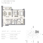 Harbour Views 2 bedroom apartment floor plan 7
