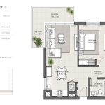 Hills Park 2 Bedroom Apartment Floor Plan 7