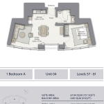Oper Grand 1 bedroom floor plan 2