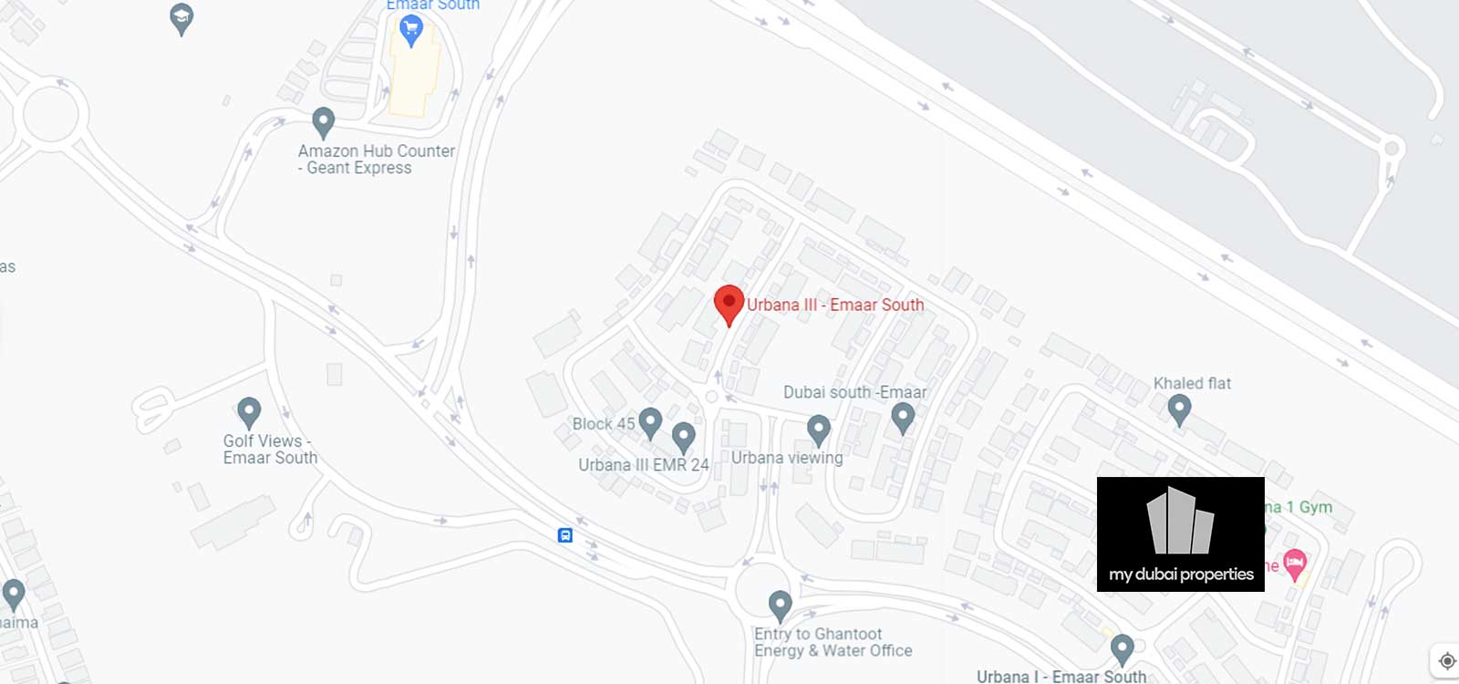 Urbana III Location Map