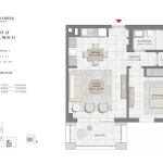 Surf at Creek Beach 1 Bedroom Apartment Floor Plan