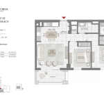 Surf at Creek Beach 2 Bedroom Apartment Floor Plan 3