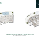 Canal Crown 3 bedroom apartment floor plan