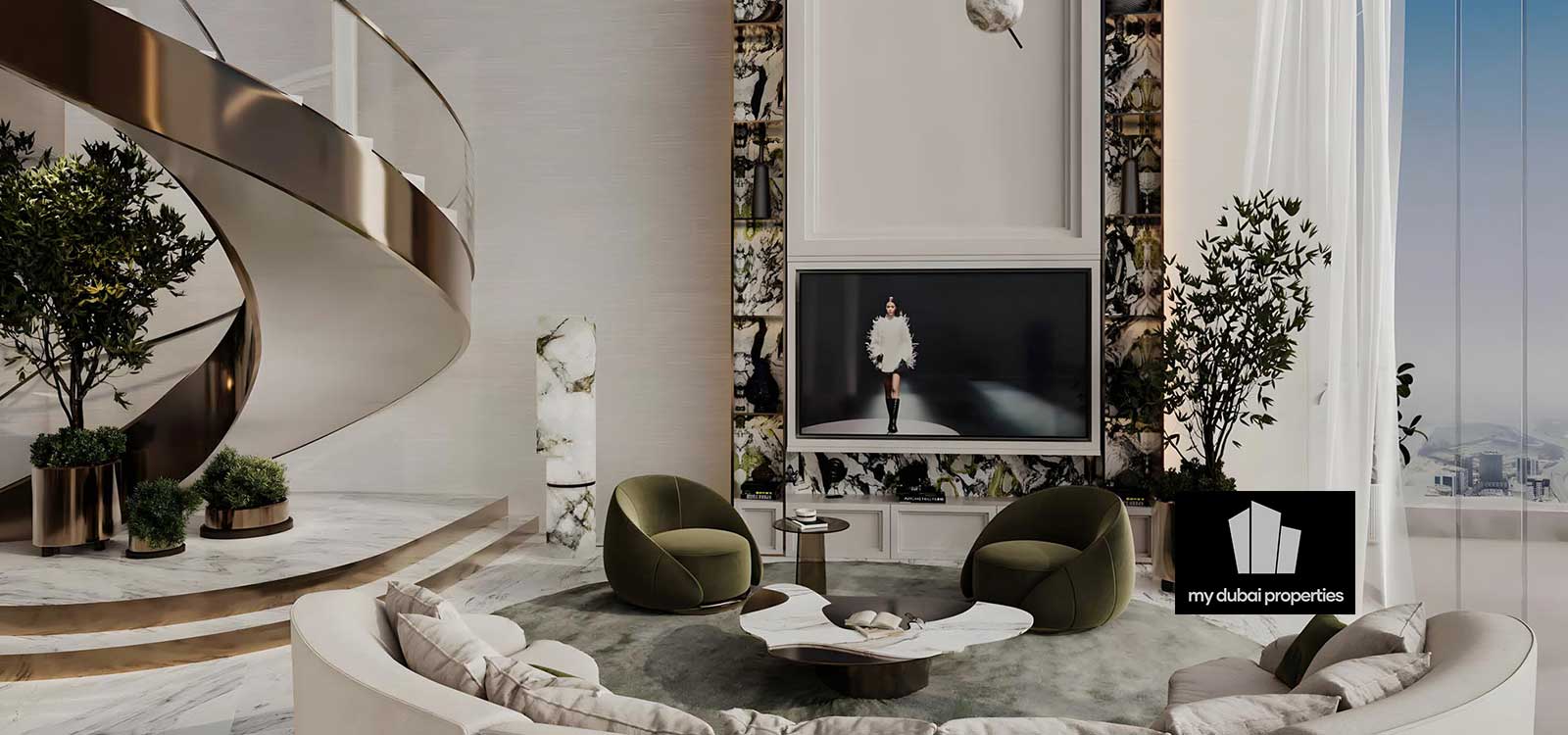 Damac Canal Crown Apartments