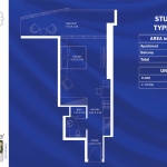 Danube Fashionz Studio Apartment Floor Plan 3