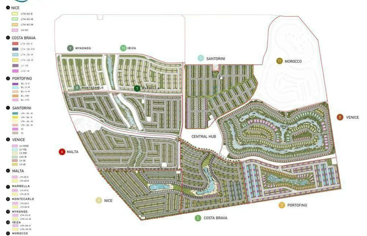 Mykonos Townhouses Master Plan