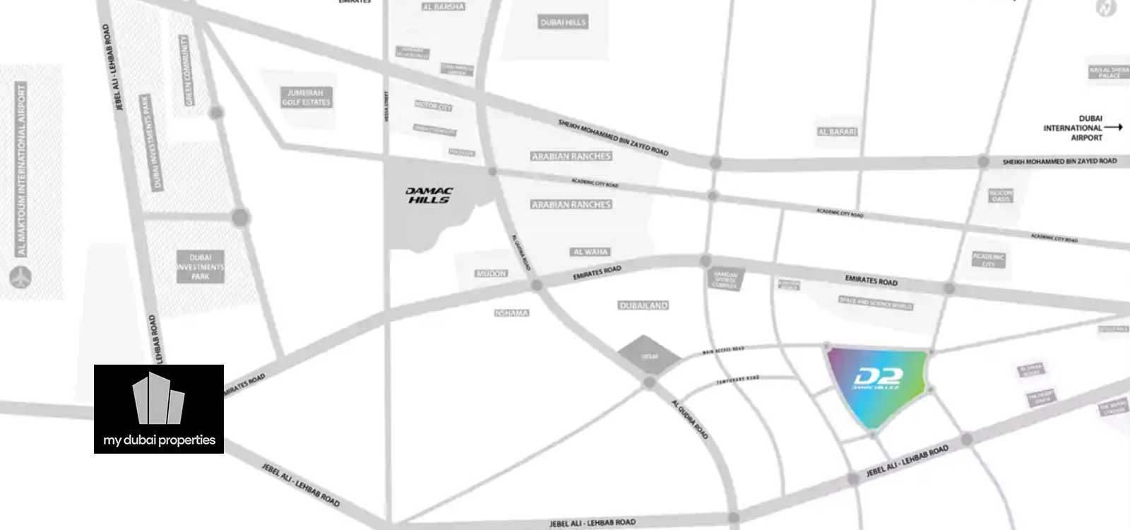 UNO Premier Villas Location Map