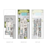 Venice 7 bedroom villa Floor Plan at Damac Lagoons 2