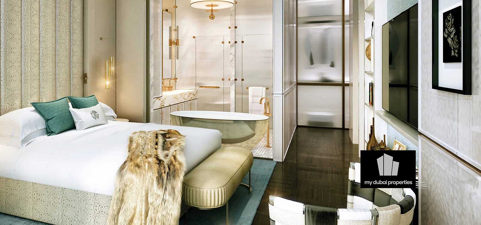 Bedroom at Cavalli Casa Apartments