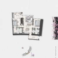 Cavalli Casa Apartments 2 Bedroom Floor Plan 4
