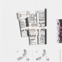 Cavalli Casa Apartments 3 Bedroom Floor Plan