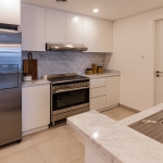 Kitchen at Lamtara Apartments