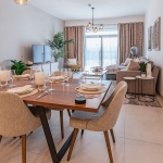 Living Room at Lamtara Apartments