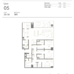Palm Beach Towers 3 Bedroom Apartment Floor Plan 5