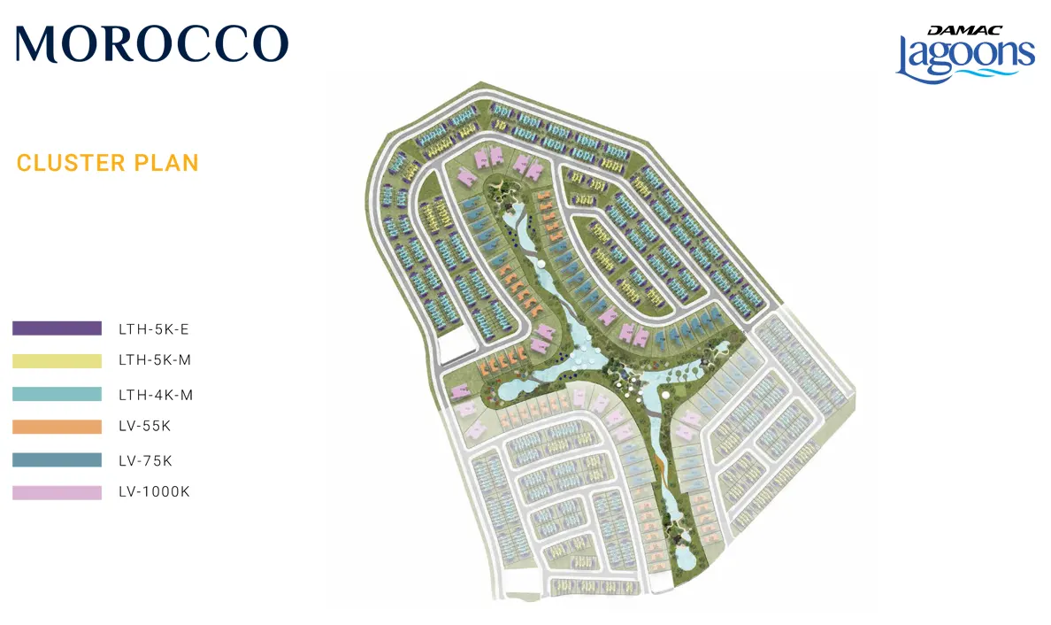 Morocco Phase 2 at Damac Lagoons Master Plan
