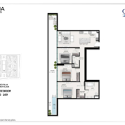 3 Bedroom Apartment at Samana Ocean Peral 2