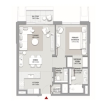 Crestlane 1 Bedroom 806 Sq.Ft