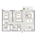 Crestlane 2 Bedroom 1241 Sq.Ft