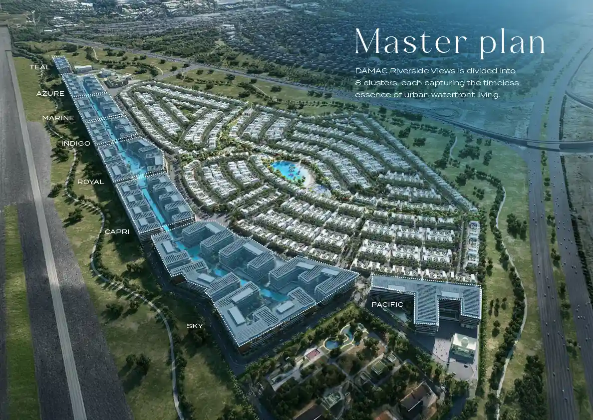 Damac Riverside Views Masterplan