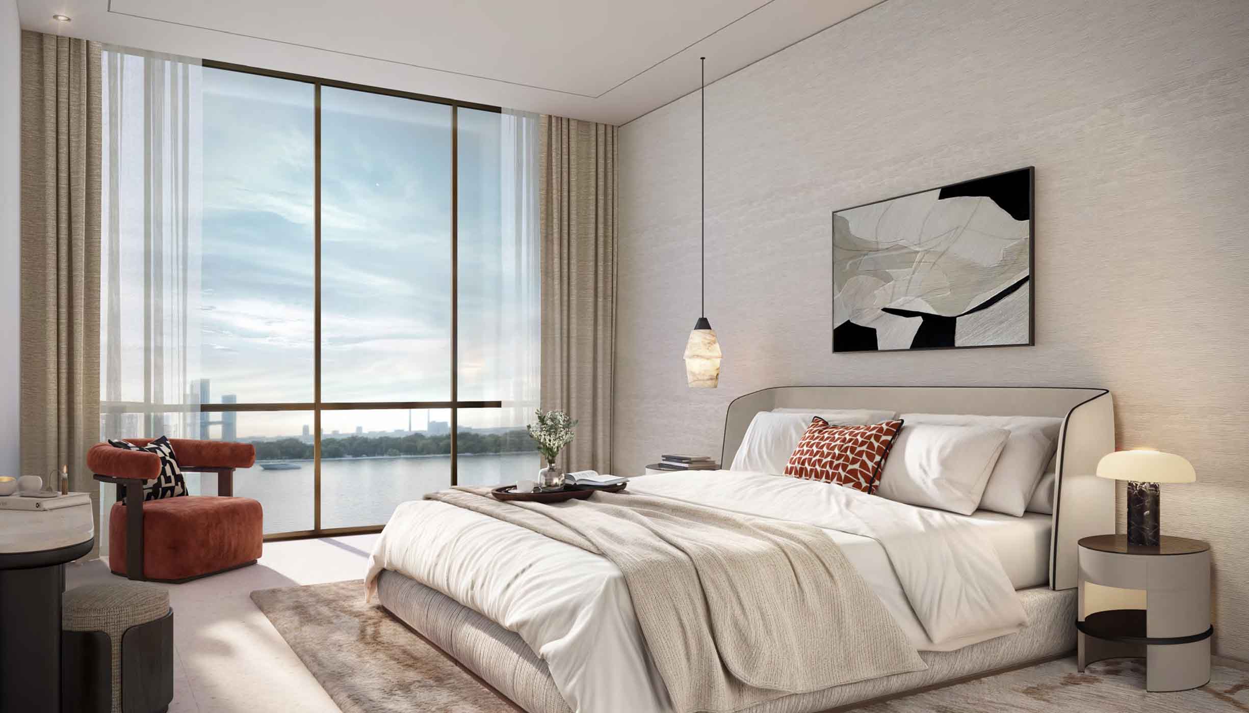 Luxury Bedroom in Atelis at Dubai Designt District