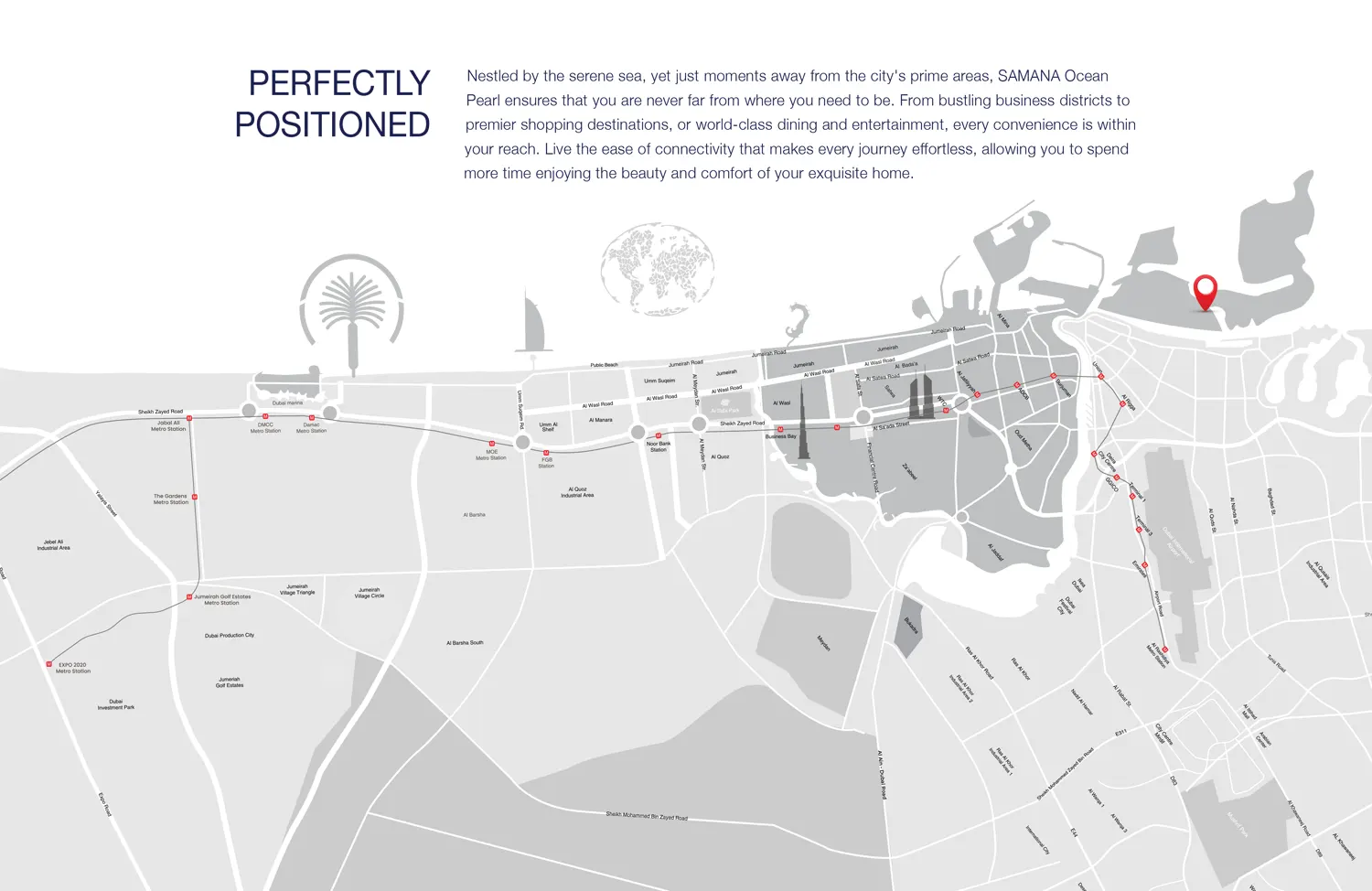 Samana Ocean Pearl Location Map