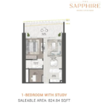 1 bedroom Apartment at the sapphire 2