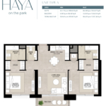 2 Bedroomk Apartment at Haya on the Park