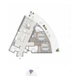 2 Bedroom at Damac Altitude de Grisogono 3