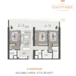 3 bedroom Apartment at the sapphire