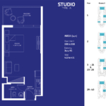 Studio Apartment Oceanz at Dubai Maritime City 3