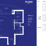 Studio Apartment Oceanz at Dubai Maritime City 5
