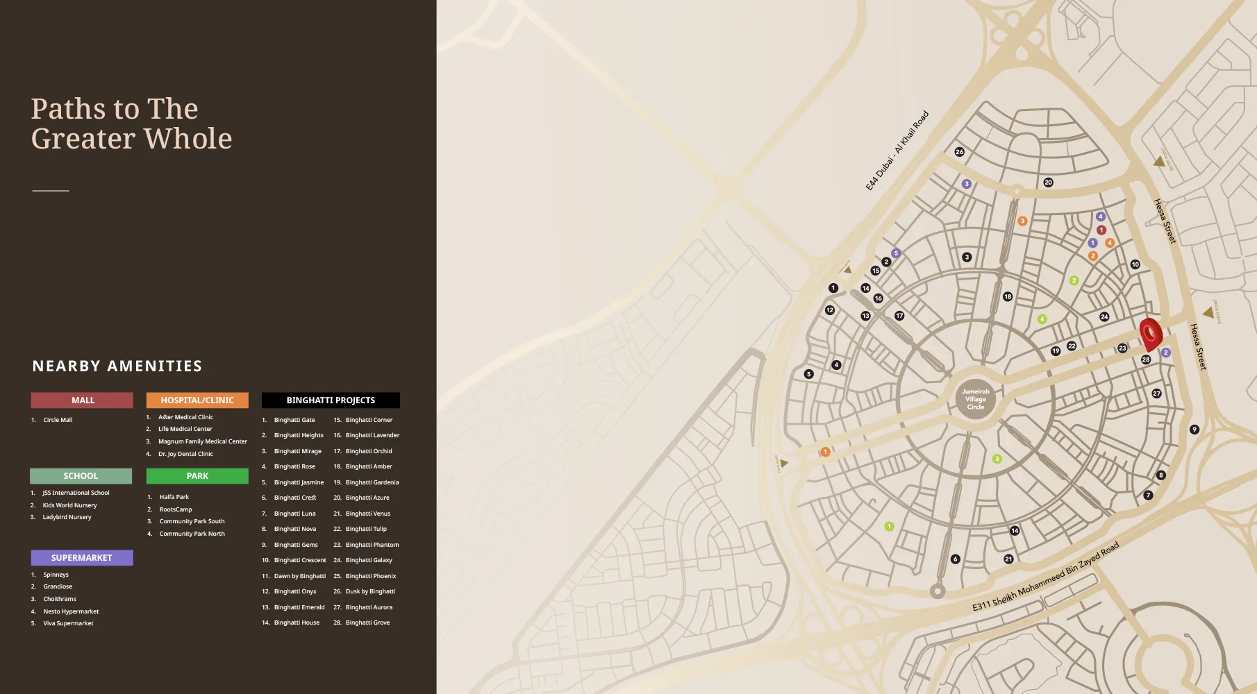 Binghatti Grove Master Plan