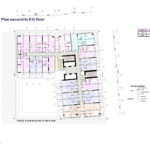 Binghatti Ruby Second to 8th Floor Plan
