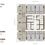 Typical Floor Plan 5th to 33rd Binghatti Apex