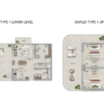 1 Bedroom Duplex apartments at Aldar Verdes by Haven